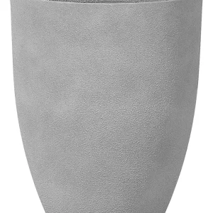 Maceta croton piedra 43 cm gris preciso