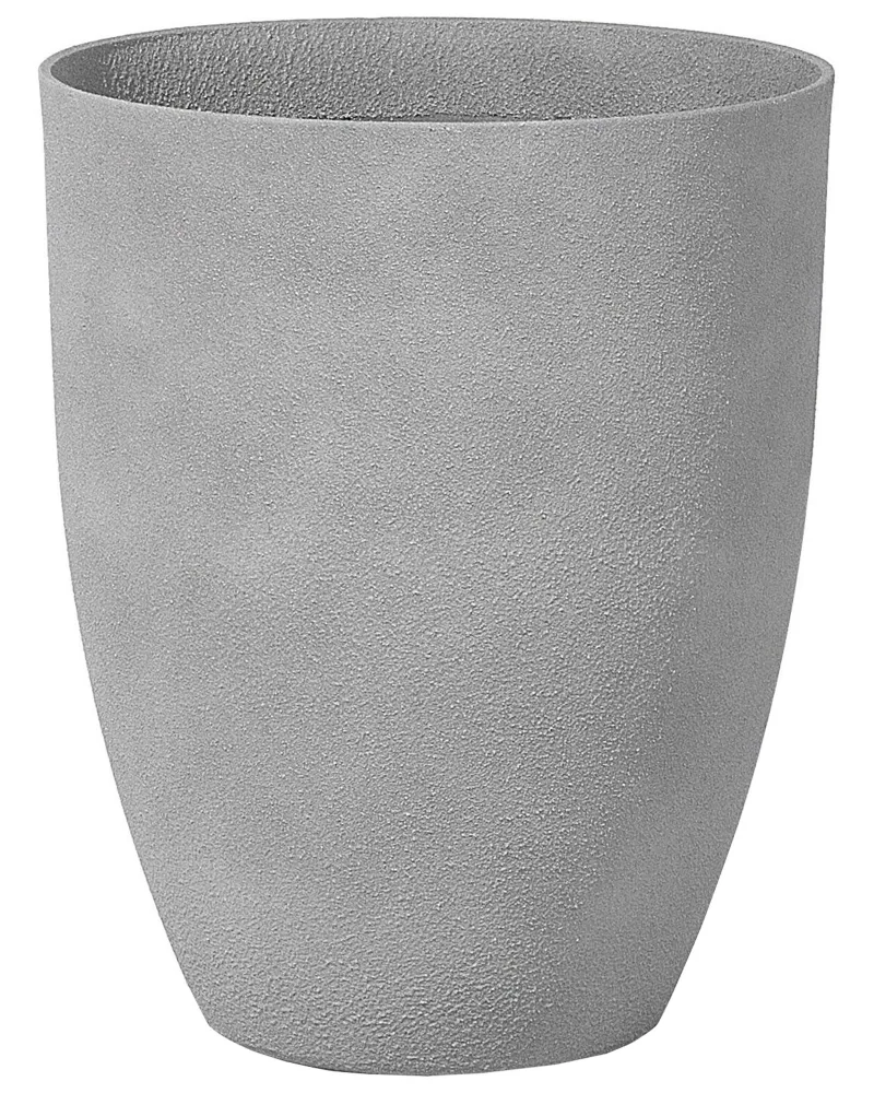 Maceta croton piedra 43 cm gris preciso