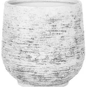 Maceta dioni piedra 48 cm gris nítido