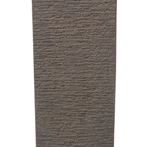 Maceta gaza piedra 35 cm marrón tenebroso con Patas Elevadoras