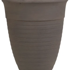 Maceta katalima piedra 43 cm marrón con 3 Macetas de Diferentes Tamaños