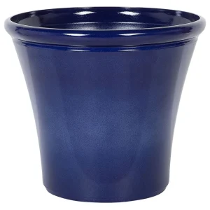 Maceta kokkino piedra 46 cm azul marino con Drenaje Mejorado