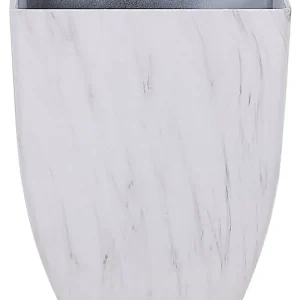 Maceta miro piedra 35 cm blanco