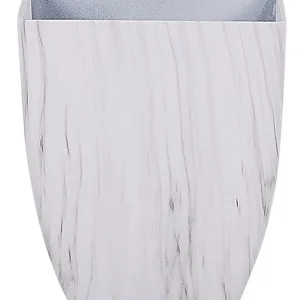 Maceta miro piedra 28 cm blanco