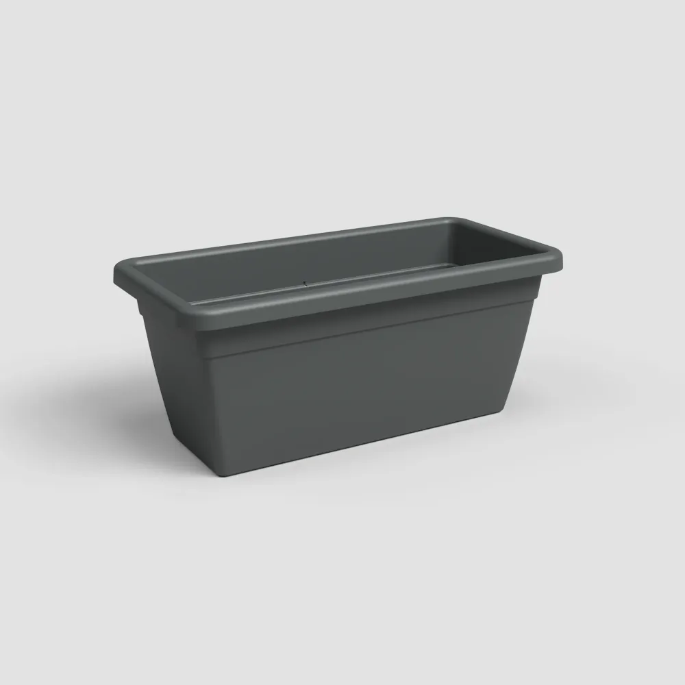 Maceta de plástico Artevasi antracita Venezia jardinera Compatible con Sistemas de Riego por Goteo