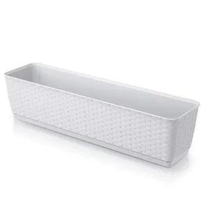 Maceta Ratolla P, Dimensiones (Mm) 590X154X142, Color Blanco