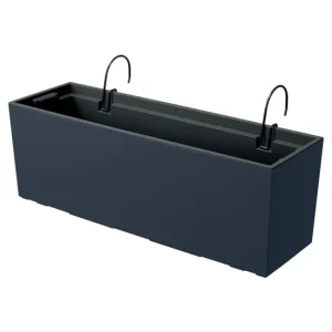 Maceta Urbi Case W , Dimensiones (Mm) 580X180X195, Color Antracita para Plantas de Interior