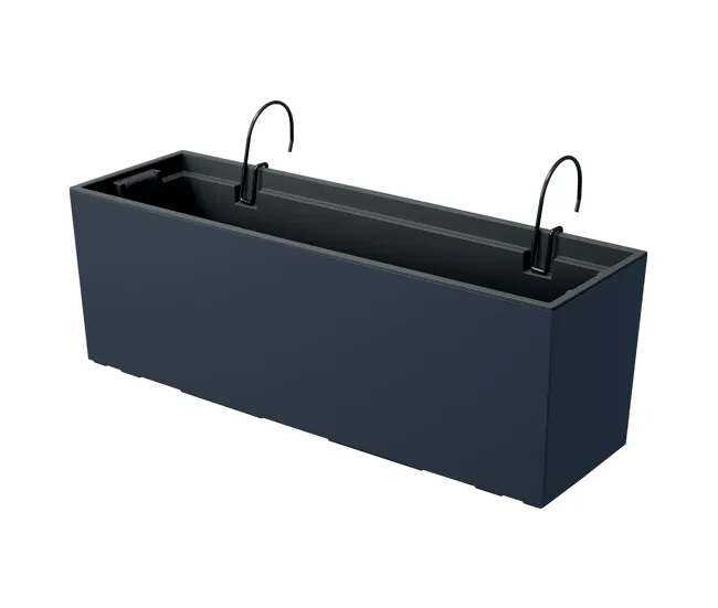 Maceta Urbi Case W , Dimensiones (Mm) 580X180X195, Color Antracita para Plantas de Interior