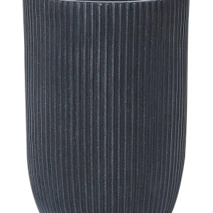 Premium de Alta Calidad Maceta eantio cerámica 25 cm negro