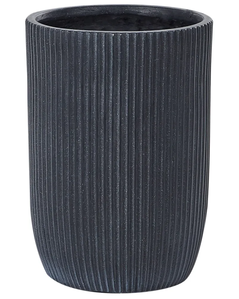 Premium de Alta Calidad Maceta eantio cerámica 25 cm negro