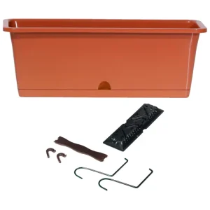 Profesional para Exteriores Maceta Camelia W, Dimensiones (Mm) 595X170X143, Color Terracota