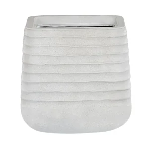 Profesional para Exteriores Maceta color blancuzco 28 x 28 x 27 cm PARIKIA