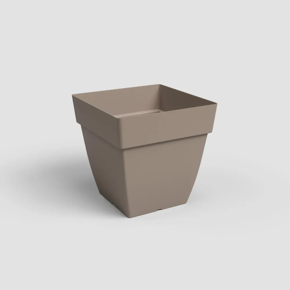 Sistema de Jardín Vertical Modular Maceta de plástico Artevasi taupe Capri cuadrada