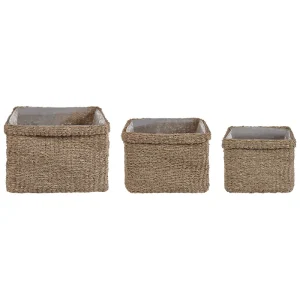 Conjunto de 3 macetas rivuline mimbre 23/27/30 cm auténtico