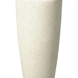 Maceta abdera piedra 31 cm beige nítido Compatible con Sistemas de Riego por Goteo