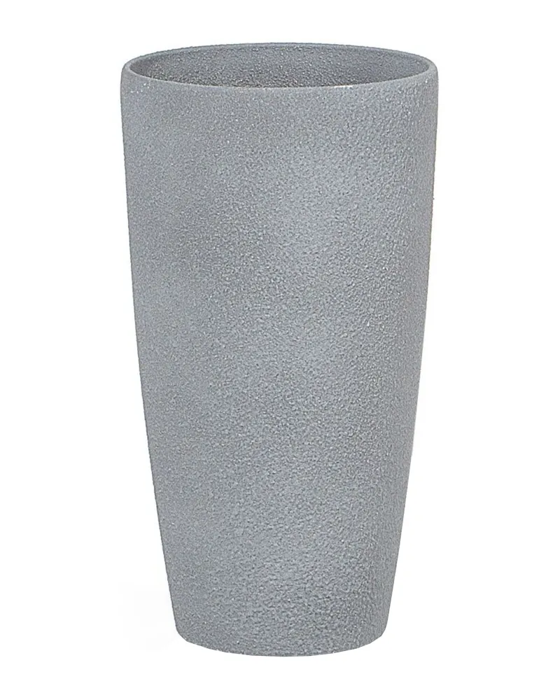 Maceta Biodegradable de Fibra Maceta abdera piedra 23 cm gris
