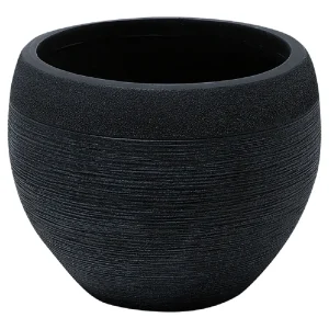 Maceta Biodegradable de Fibra Maceta zakros cerámica 38 cm negro