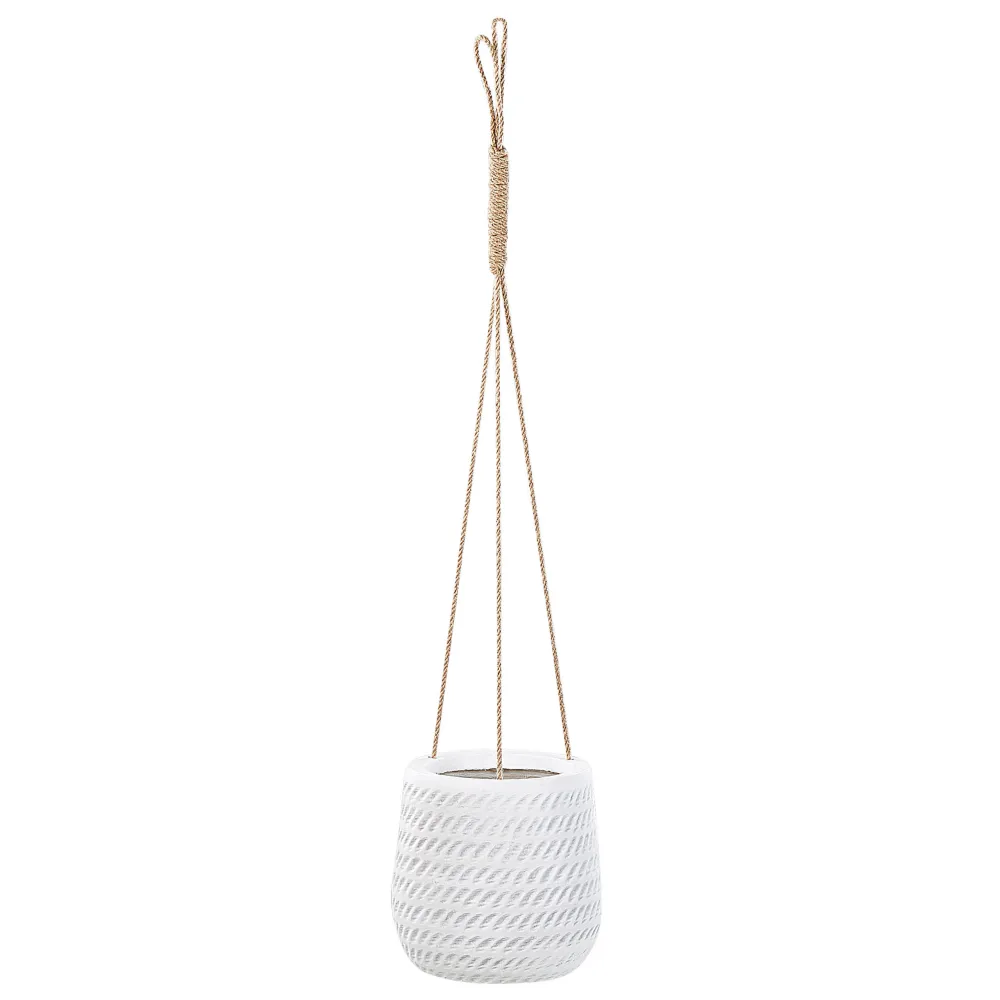 Maceta coLGante ⌀ 20 cm blanco crema livadia con Patas Elevadoras