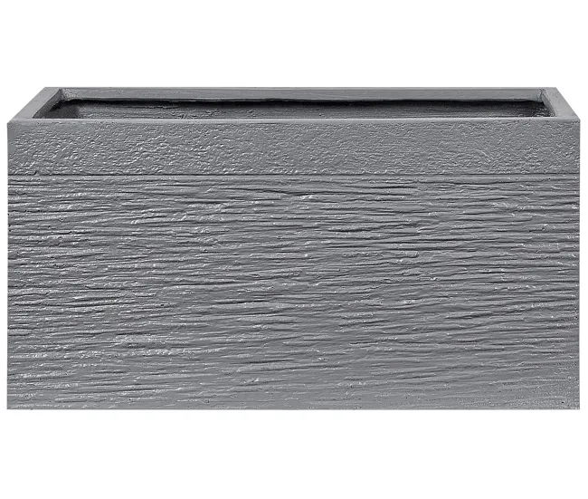 Maceta gris 60x29x30 cm MYRA con Sistema de Autoriego