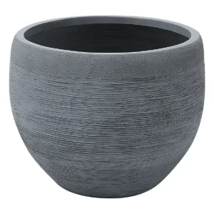 Maceta gris ⌀ 50 cm ZAKROS con Sistema de Autoriego