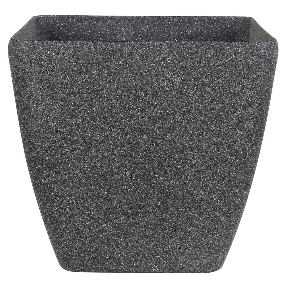 Maceta zeli piedra 42 cm gris turbio