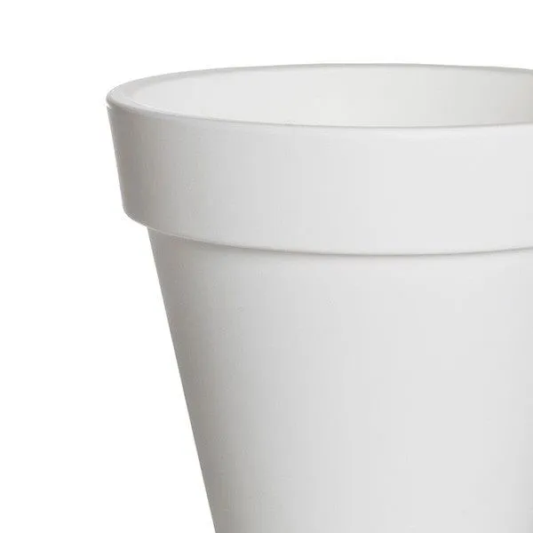 Plato de Drenaje Profundo Macetero redondo Future Little Garden blanco 40x37.5 cm