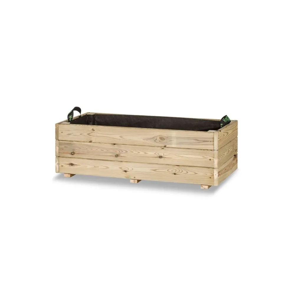 Premium de Alta Calidad Jardinera rectangular Ghio 90x40x30 Hortalia