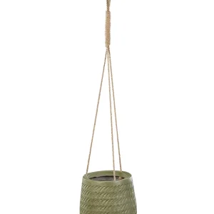 Profesional para Exteriores Maceta livadia piedra 20 cm verde oliva