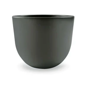Profesional para Exteriores Veca Macetero Plástico Antracita Eggy 65x50 Cm