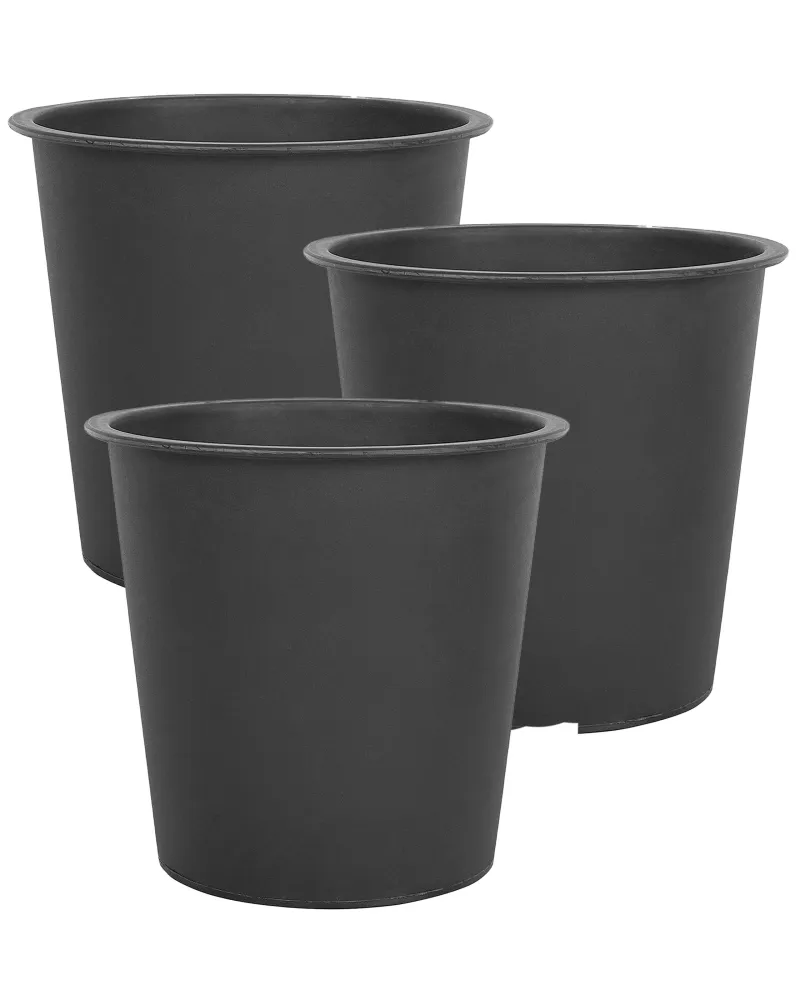 Sistema de Jardín Vertical Modular Conjunto de 3 macetas balzo material sintético 26 cm negro