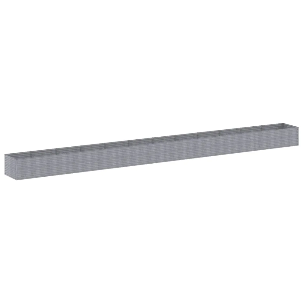 vidaXL jardinera de acero corten 1150x100x69 cm con Drenaje Mejorado