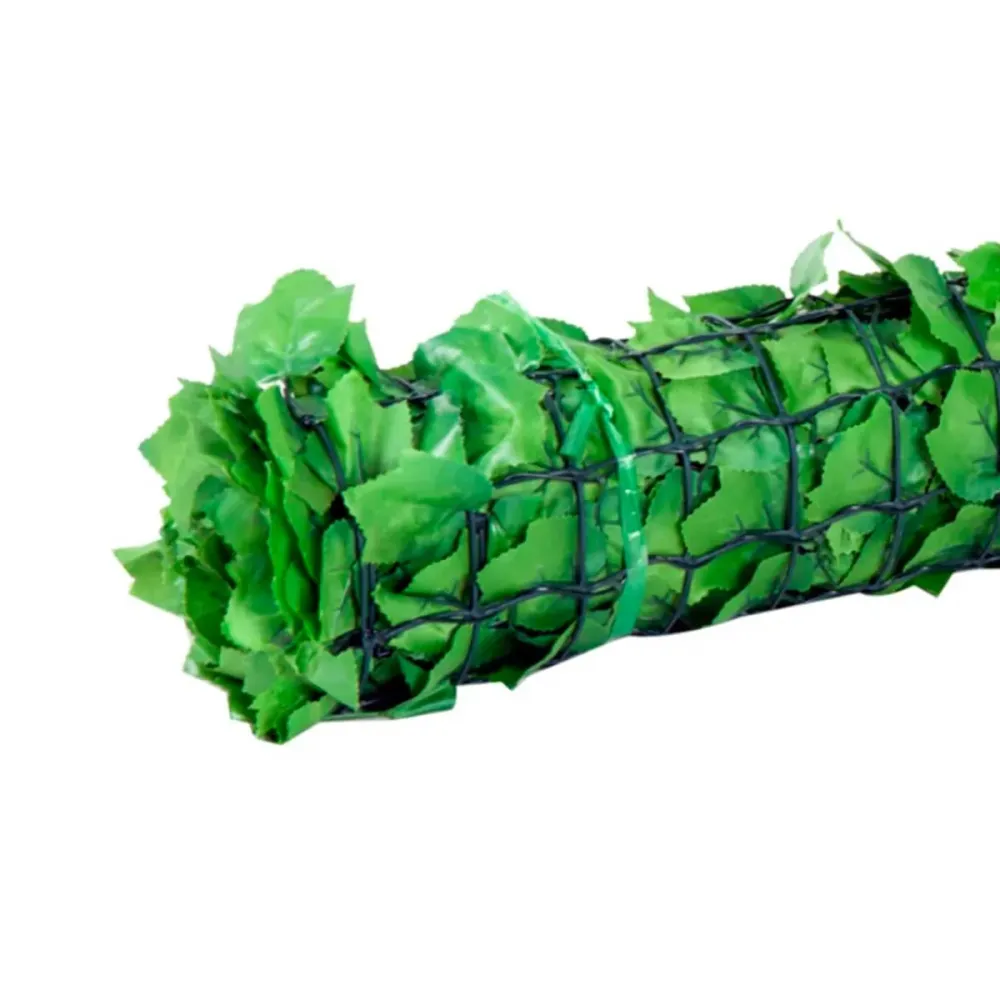 Seto artificial Outsunny en rollo verde definido 100x300 cm de Acero Galvanizado