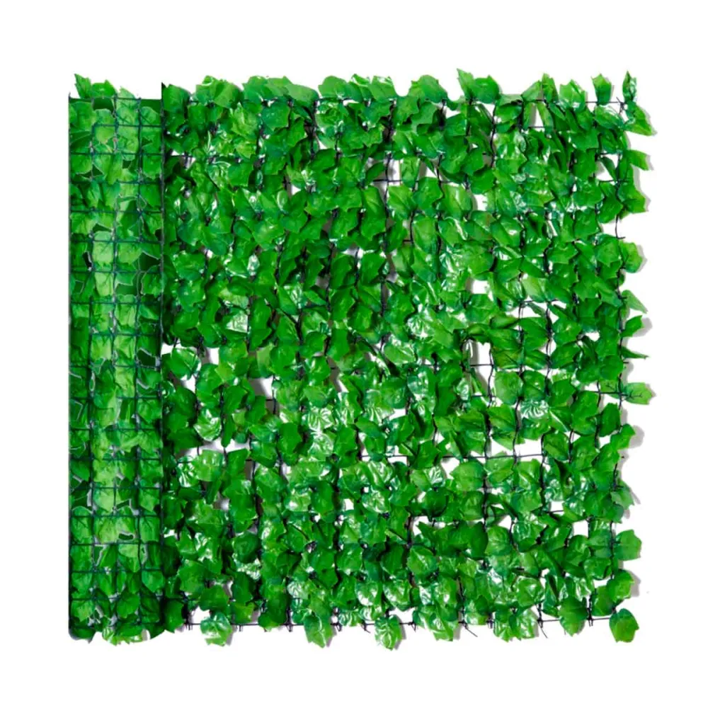 Seto artificial Outsunny en rollo verde definido 100x300 cm de Acero Galvanizado