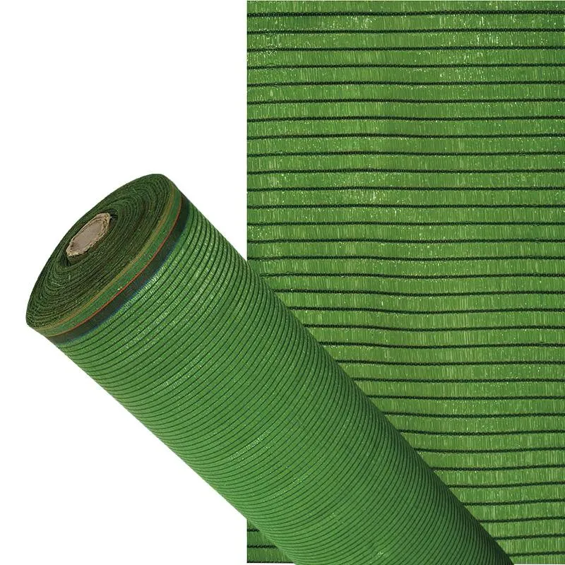 Soporte Ajustable para Malla Sombreo 1,0 Metro Verde Rollo 100 Metros.