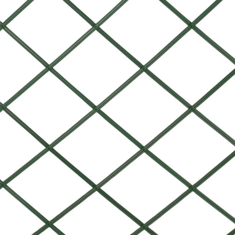 Valla decorativa ProGarden extensible verde opaco 200x100 cm para Tomateras