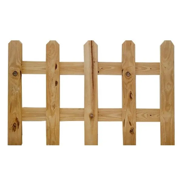 Valla de madera para jardín 120x80 cm Resistente la Intemperie