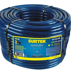 Conector Rápido Manguera para jardín tejido spider en rollo 1", 50 m Surtek