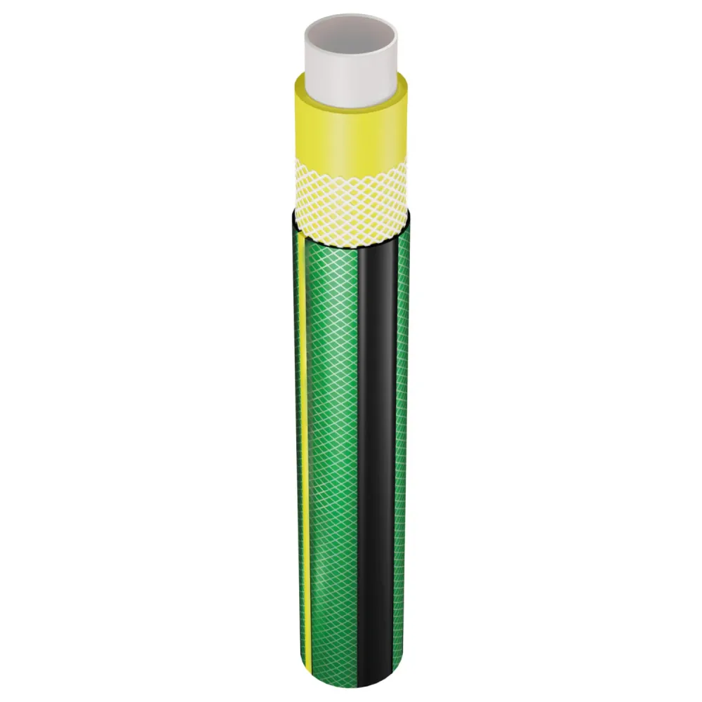 Manguera de agua para jardín, riego antitorsión, maleable, 4 capas, resistente los rayos UV, 27 barras, 3/4 ", 50m