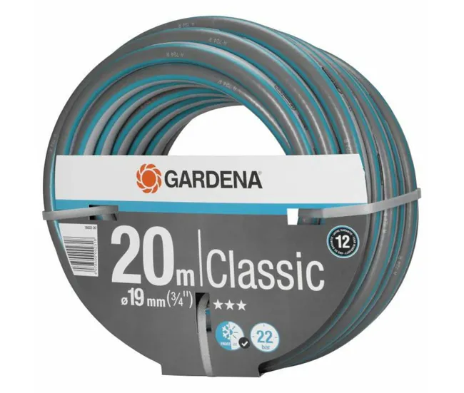 Manguera Gardena Atemporal 18022-20 PVC 20 m Ø 19 mm con Instalación en Minutos