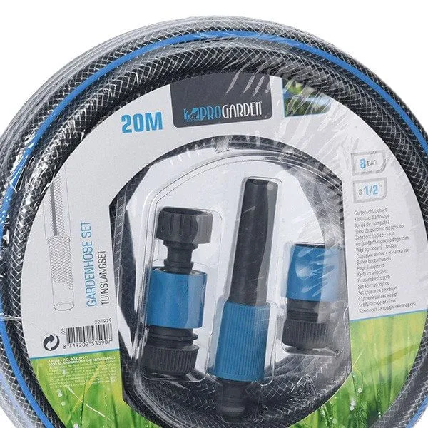 Manguera Progarden 20 m con accesorios (Certificado IPX4)
