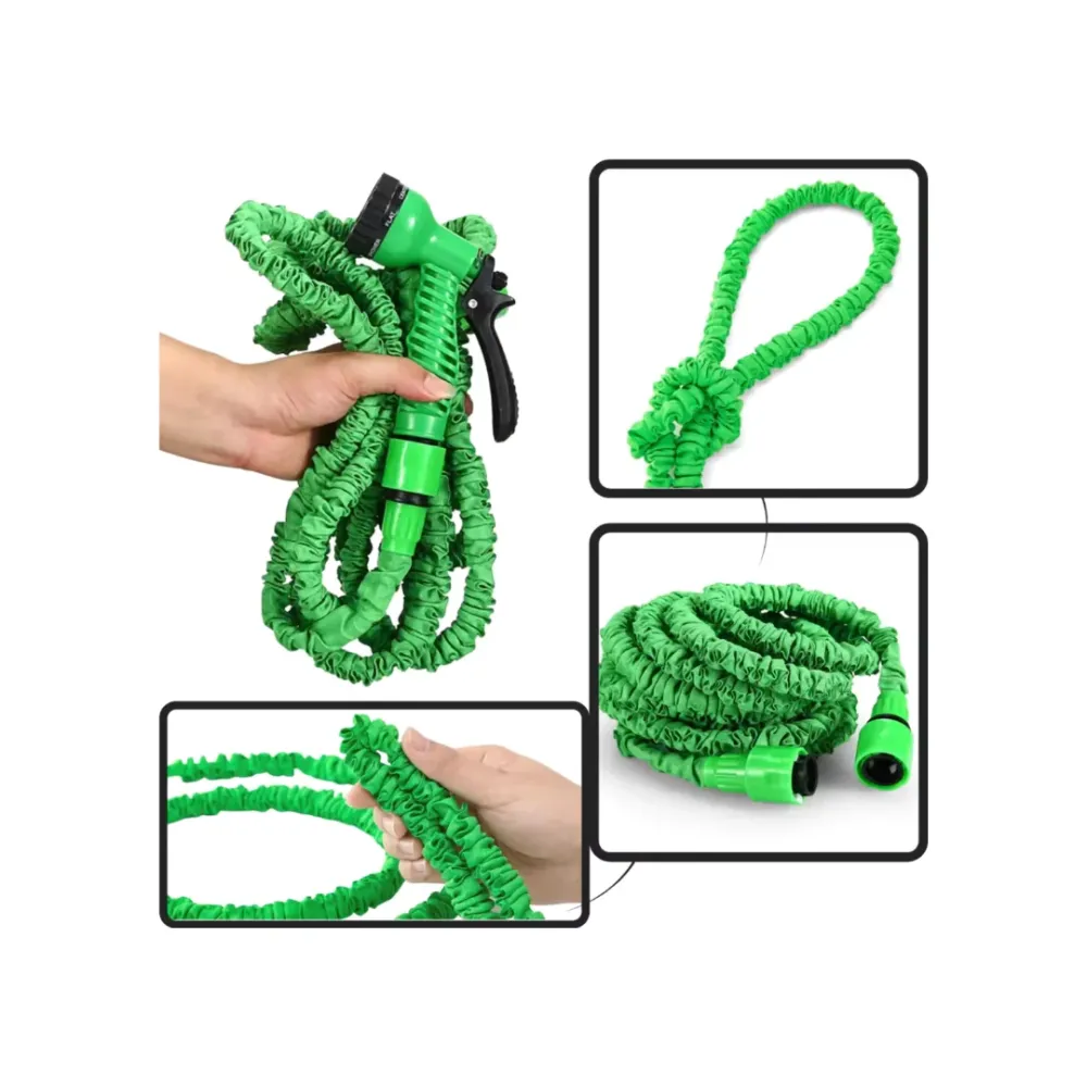 NAKLOE - Manguera extensible - (7,5m - 15m - 22,5m - 30m) - Manguera extensible jardin - Manguera extensible riego - Mangu...