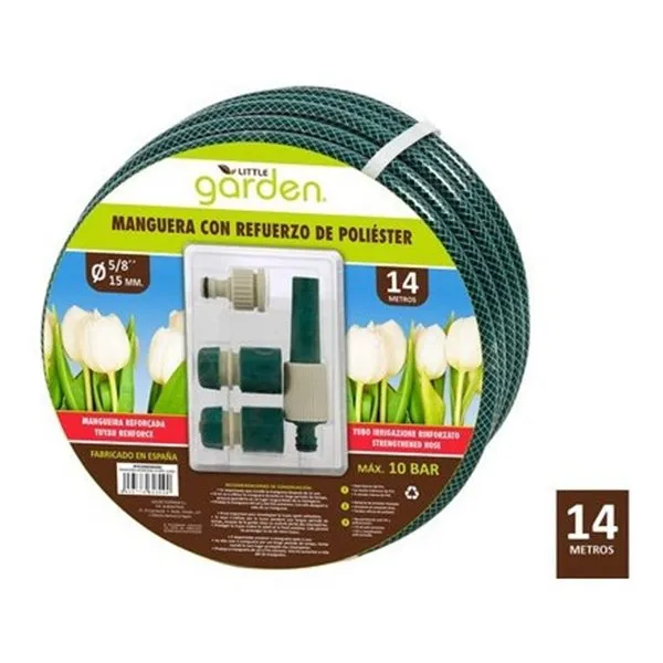 Profesional Certificado Manguera reforzada 14m Little Garden