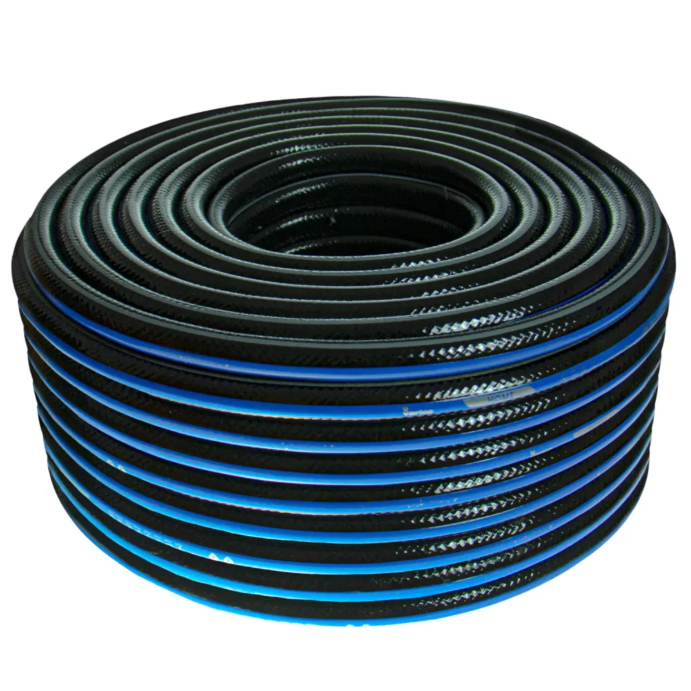 Regulador de Presión Manguera De Agua Jardín 4 Capas Riego Elástico V Resistente 25 Bar 3/4" 50m