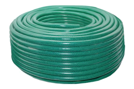 Rollo de Manguera para Jardin 3/4" 50 Mts Verde, Cnx RMJ19-2 para Jardines Grandes
