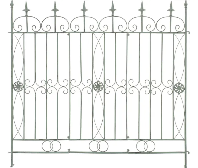 Sensor de Lluvia Reja De Jardín Mangold En Metálico Verde antiguo 1X124X116 cm