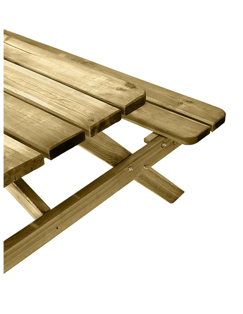 Resistente la Intemperie Tintada - mesa de picnic para 6-8 adultos | resistencia | comedero de made