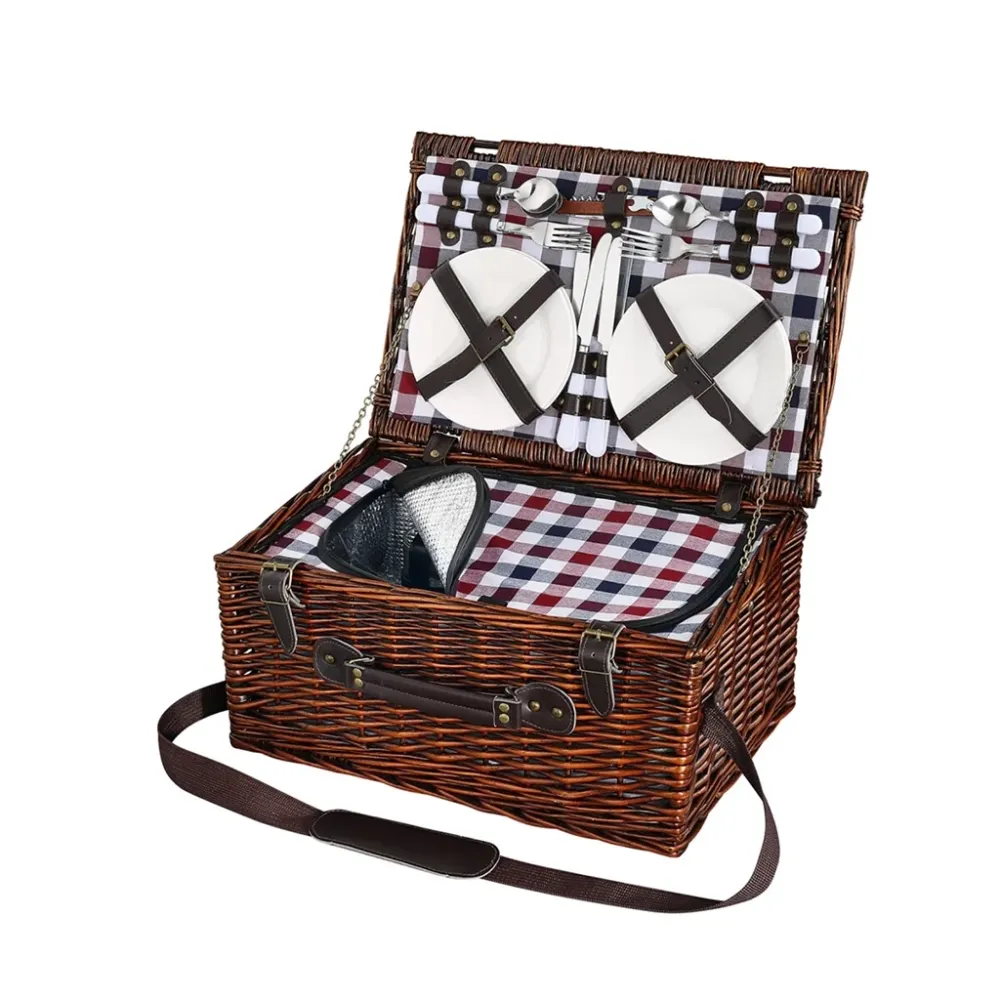 VARESE Picnic Basket Cooler Bag Cilio Fácil de Transportar