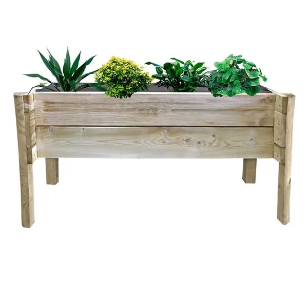 Soporte Ajustable Huerto urbano Papillon madera 50x100x40 cm