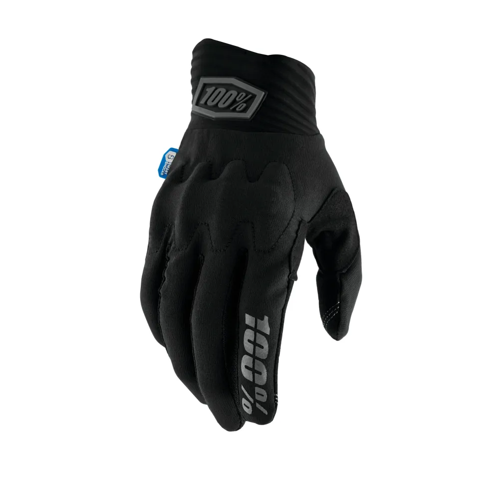 100% COGNITO AVANZADO SHOCK Guantes - Black/Charcoal