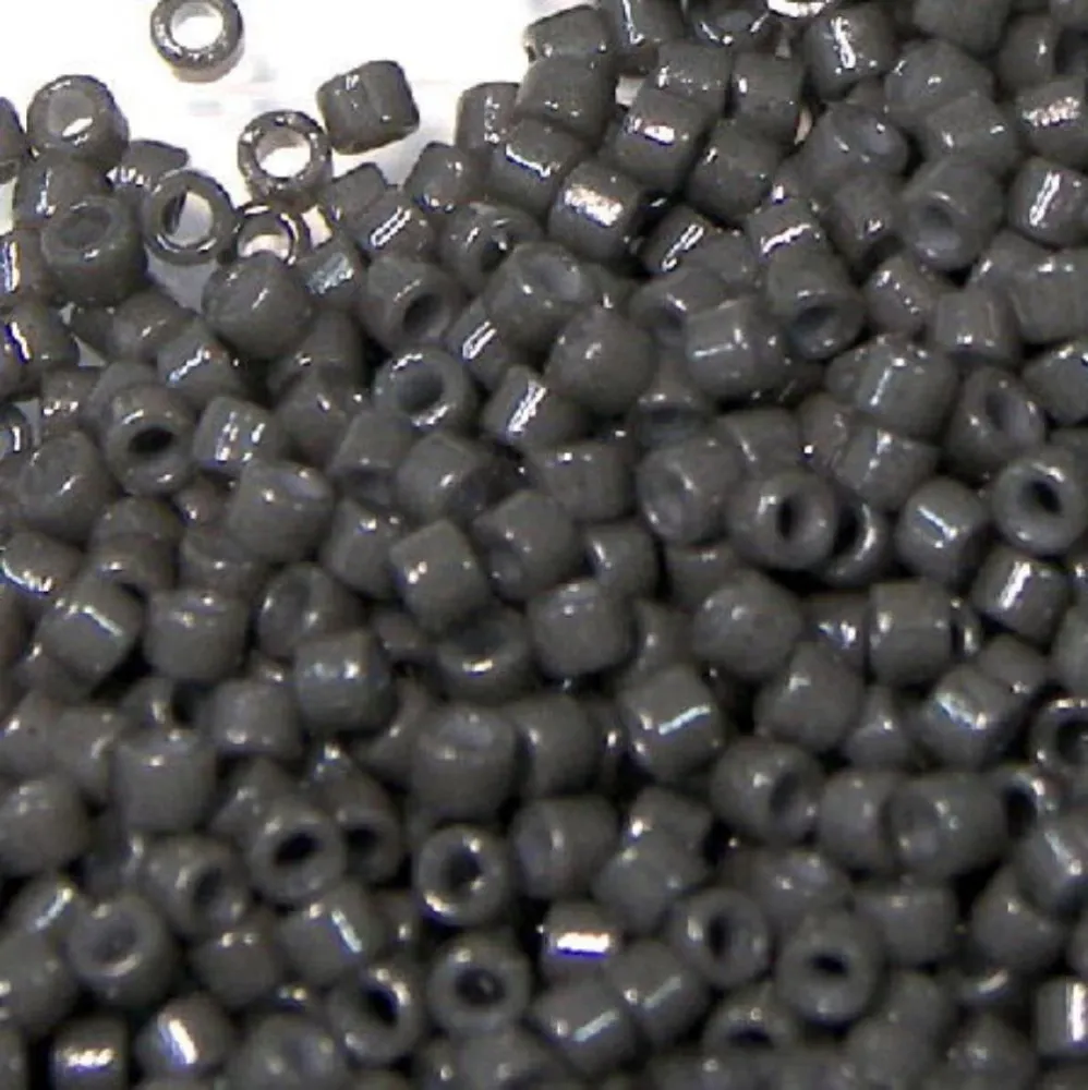 11/0 MIYUKI delica DB2368 Duracoat Opaco Charcoal Grey - 1gr.